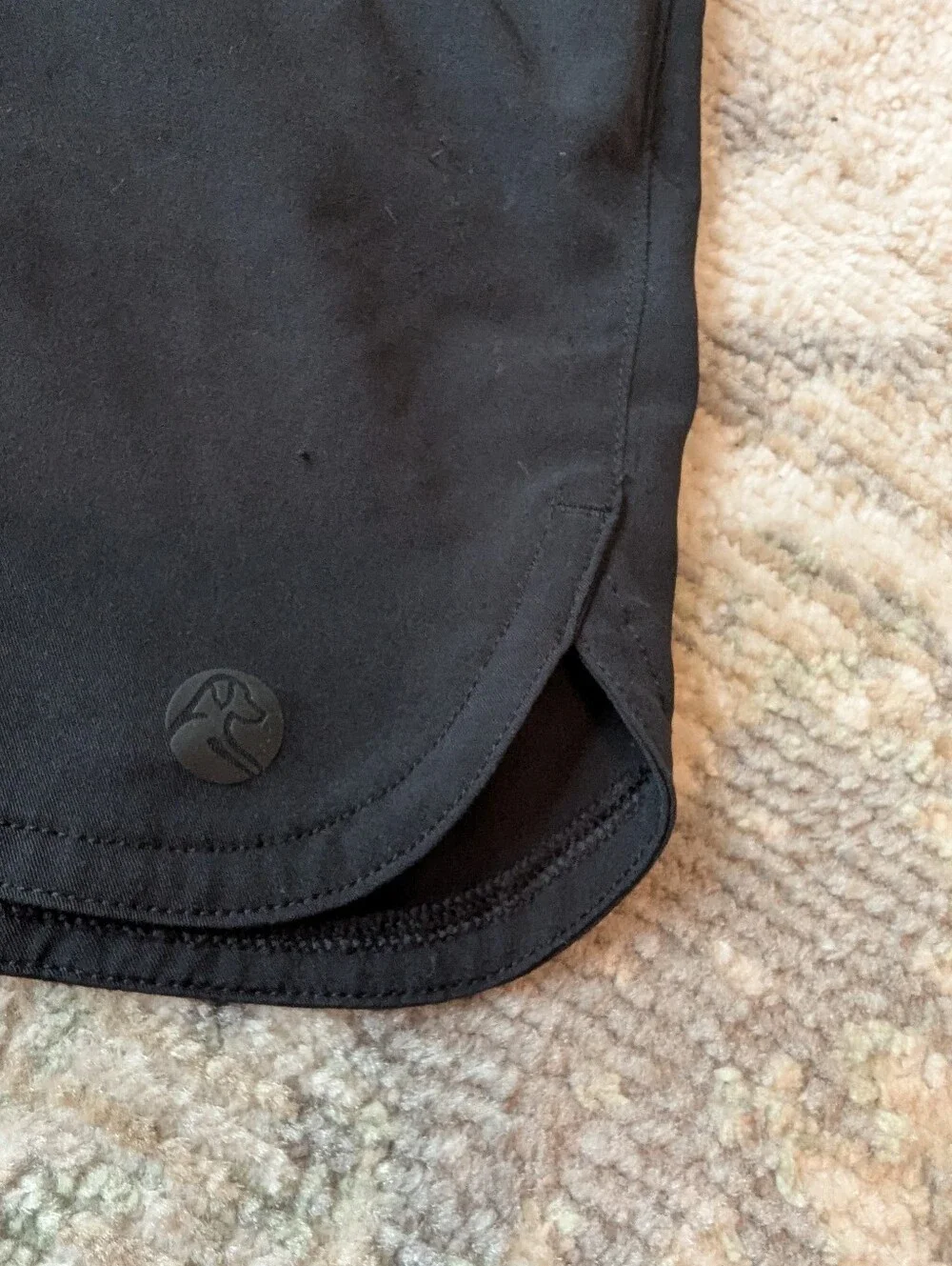 Rhoback Black Athletic Shorts